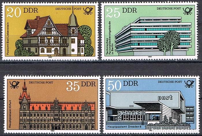 Sellos: [CF6251] DDR 1982, Serie Edificios postales (MNH) - Foto 1