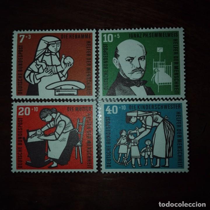 Briefmarken: REPUBLICA FEDERAL ALEMANA.- 1956 YT NUM. 119-122