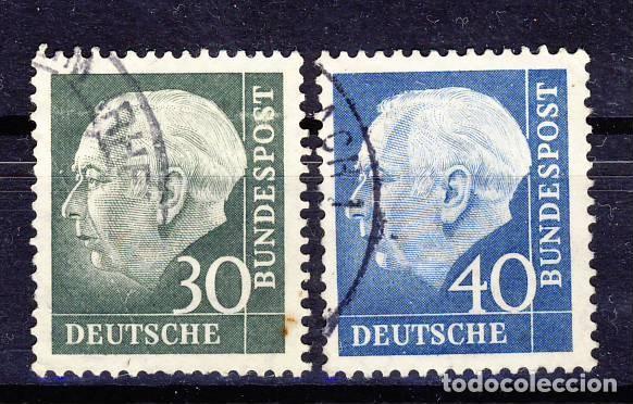 Stamps: ALEMANIA.- REP. FEDERAL.-1957.- PRESID. HEUSS .- YVERT . NUM. 125A-126.-