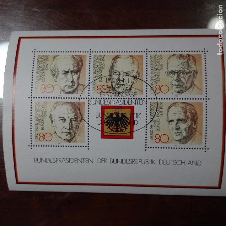 Stamps: REPUBLICA FEDERAL ALEMANA.- A&Ntilde;O 1982 YT BF 15