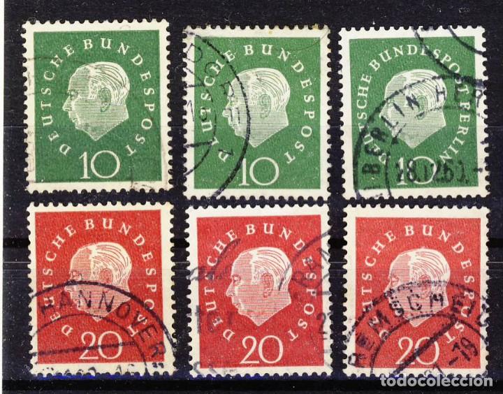 Stamps: ALEMANIA.- REP. FEDERAL.-1959.- PRESID. HEUSS .- YVERT . NUM.174 y 175.- (1)