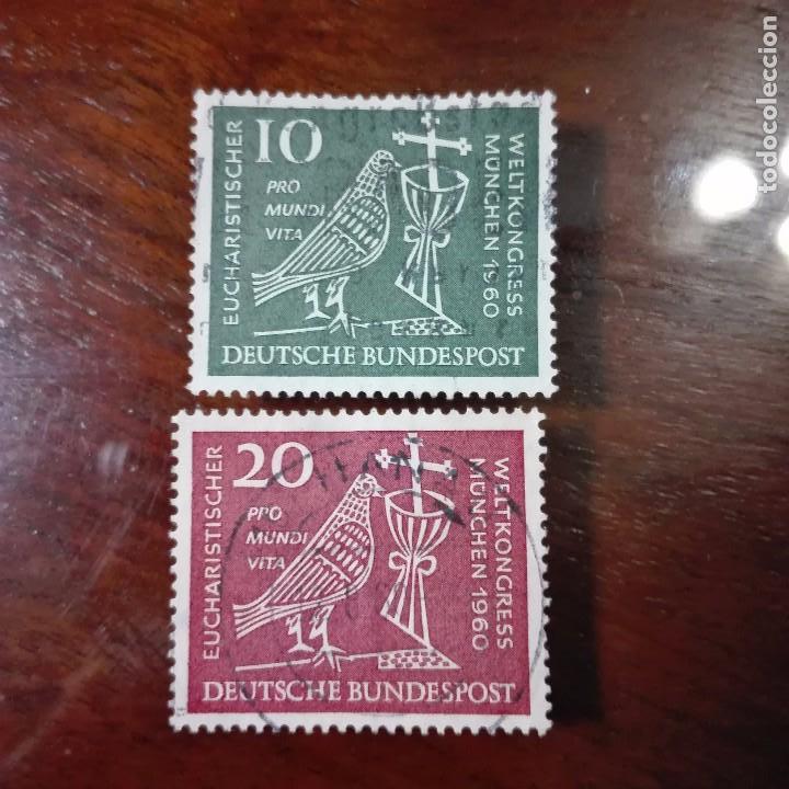 Briefmarken: REPUBLICA FEDERL ALEMANA A&Ntilde;O 1960 TY 203/204
