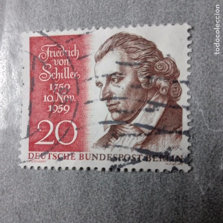 Sellos: BERLIN A&Ntilde;O DE 1959   YT NUM 169 - Foto 1