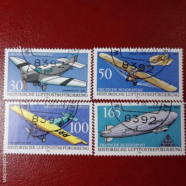 Stamps: REPUBLICA FEDERAL ALEMANA.- A&Ntilde;O DE 1991 YT NUM. 1354 AL 1357