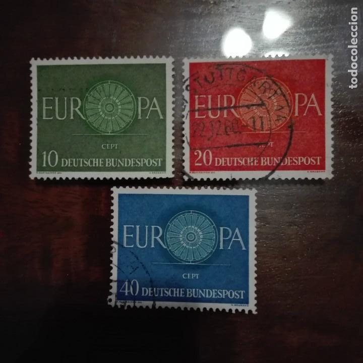 Selos: REPUBLICA FEDERAL ALEMANA A&Ntilde;O DE 1960 YT NUMERO 210-11 Y 12
