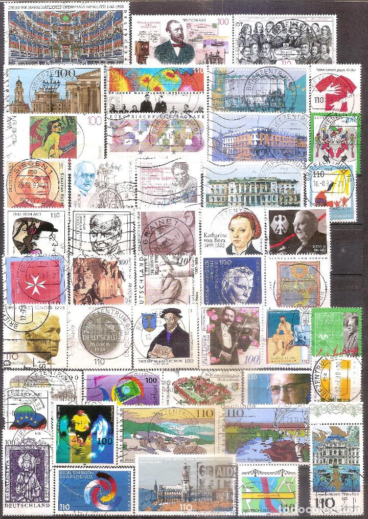 Sellos: ALEMANIA,LOTE DE SELLOS USADOS,AÑOS 96/99.