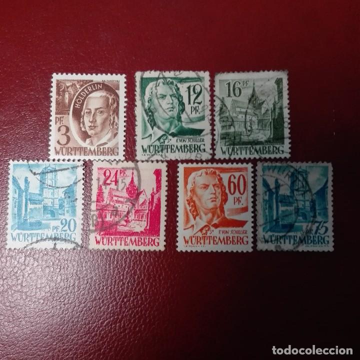 Stamps: OCUPACION ALIADA ZONA FRANCESA WURTTENBERG