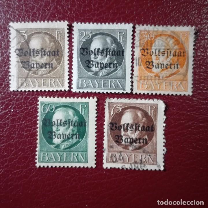 Sellos: BAVIERA A&Ntilde;OS 1919 AL 1920 - Foto 1