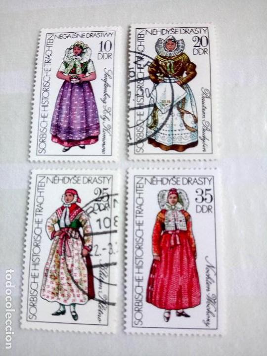 Sellos: RDA, TRAjES REGIONALES, 2210/13 - SELLOS DE 1977