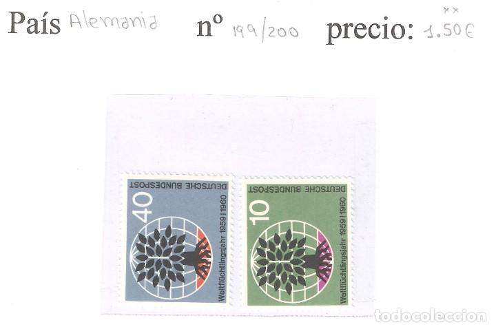 Sellos: ALEMANIA YVERT 199/200 - Foto 1