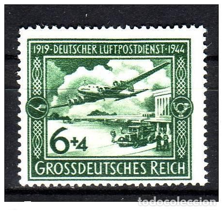 Sellos: Sello Alemania. Luftpostdienst. 1944. III Reich. 2&ordf; Guerra Mundial. Sin Circular. Original de &Eacute;poca.