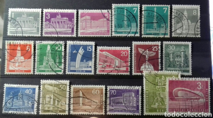 Sellos: Sellos de Berl&iacute;n, Edificios/Monumentos 1956-63 - Foto 1