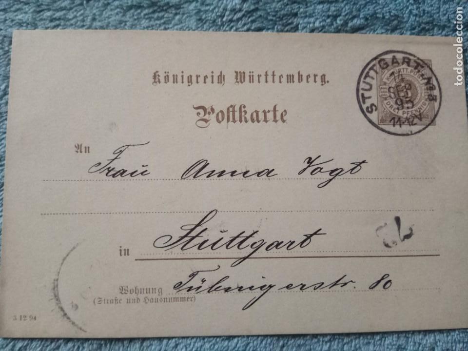 Briefmarken: 1895.ANTIGUA TARJETA POSTAL DE ALEMANIA.USADA.