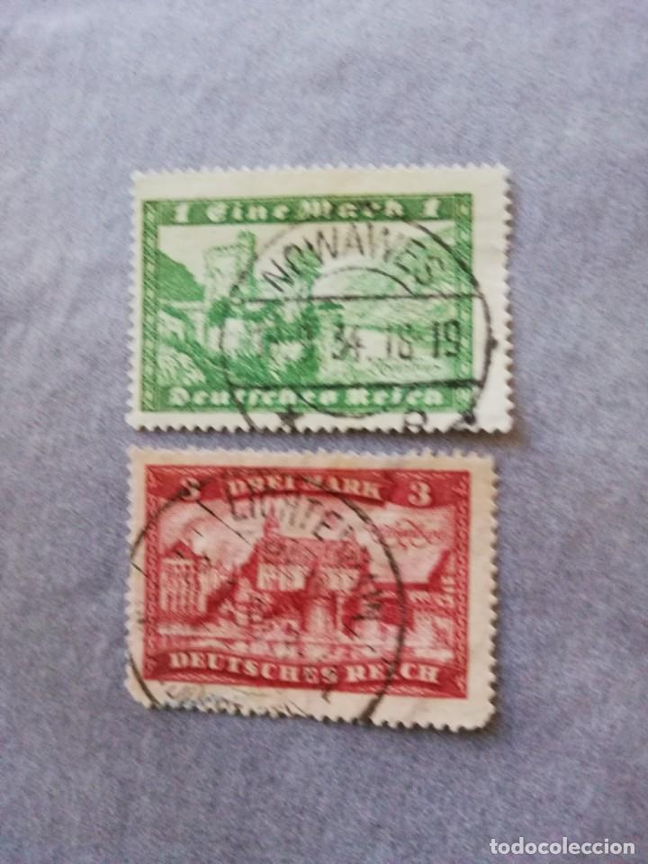 Sellos: IMPERIO A&Ntilde;O 1924 YT 355 Y 357 - Foto 1