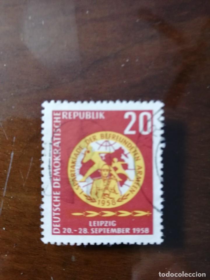 Sellos: DDR A&Ntilde;O 1958 YT NUM. 371 - Foto 1