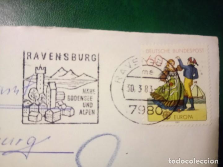 Sellos: ALEMANIA, RAVENSBURG, MATASELLOS CONMEMORANDO 30/03/83