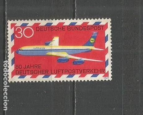 Selos: ALEMANIA FEDERAL CORREO AEREO YVERT NUM. 2 USADO