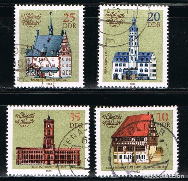 Sellos: ALEMANIA - LOTE DE 4 SELLOS - EDIFICIOS (USADO) LOTE 84 - Foto 1