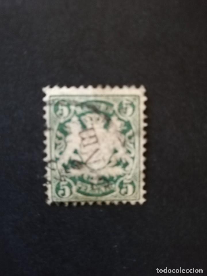 Sellos: BAVIERA A&Ntilde;O 1890 YT 61 - Foto 1