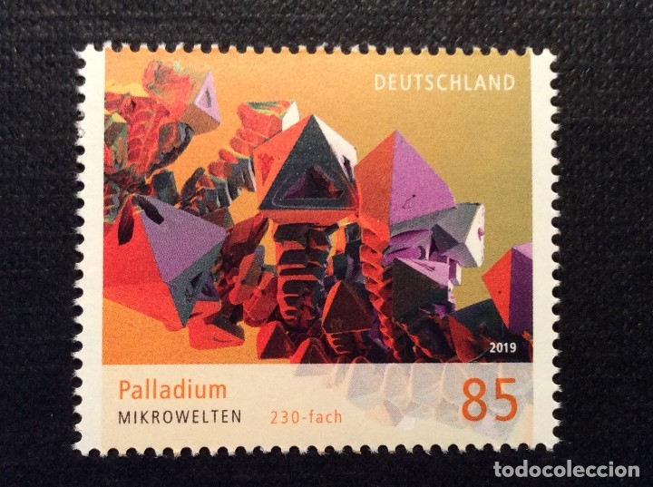 Sellos: ALEMANIA FEDERAL N&ordm; YVERT 3244*** A&Ntilde;O 2019. FOTOGRAFIA MICROSCOPICA