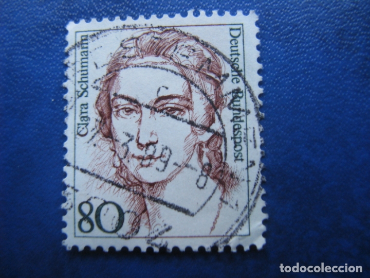 Sellos: -alemania occidental, clara schumann - Foto 1