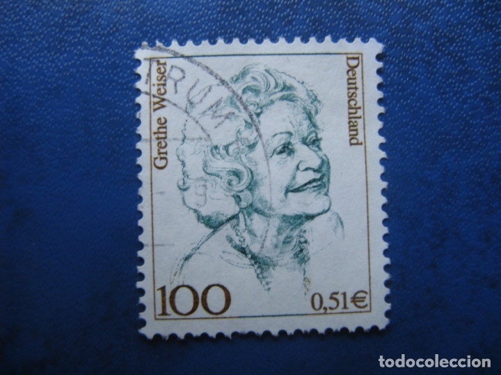 Sellos: -alemania, grethe weiser - Foto 1
