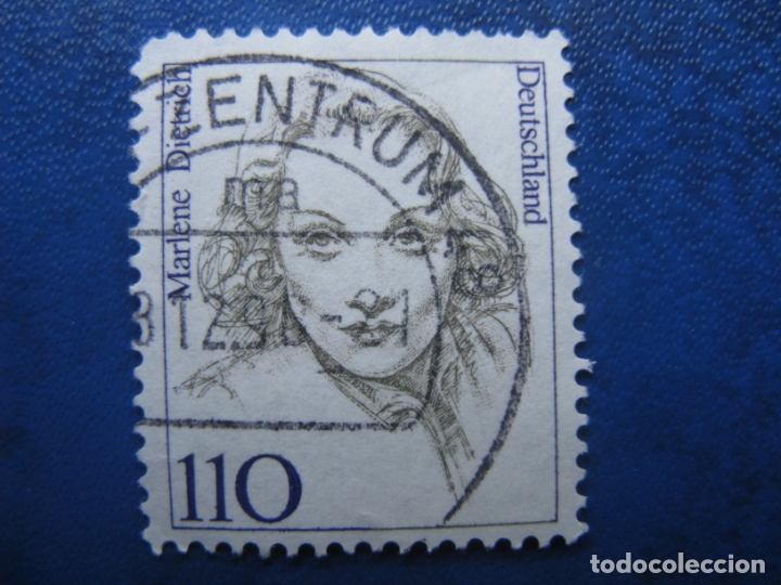 Sellos: -alemania, marlene dietrich - Foto 1