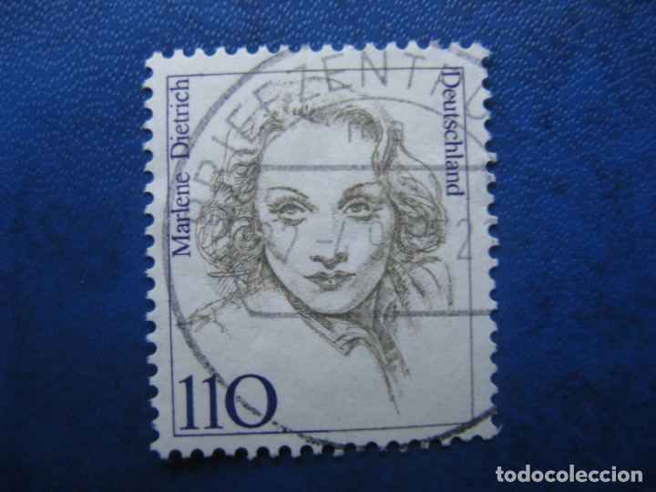 Sellos: -alemania, marlene dietrich - Foto 1