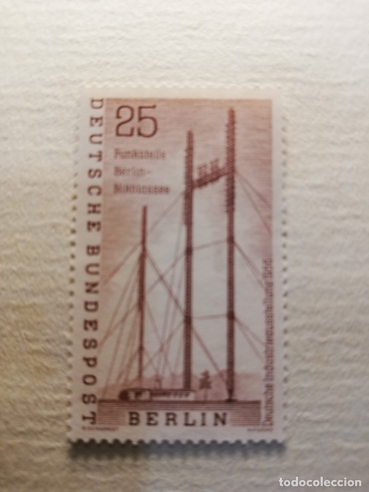 Sellos: BERLIN YT NUM 138 A&Ntilde;O 1956