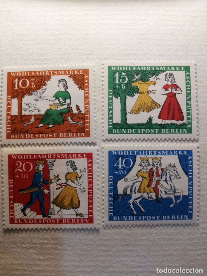 Selos: BERLIN YT NUM 214 al 217 A&Ntilde;O 1964