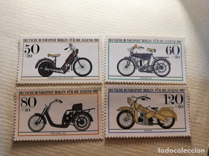 Sellos: BERLIN YT NUM. DEL 655 AL 658 A&Ntilde;O 1983 - Foto 1