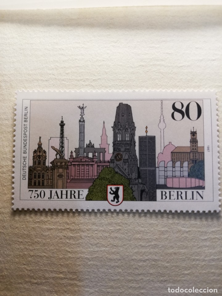 Sellos: BERLIN YT NUM. 733 A&Ntilde;O 1987 - Foto 1