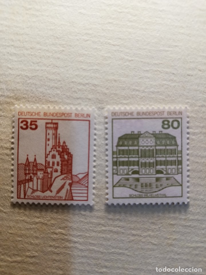 Sellos: BERLIN YT NUM. DEL 632 AL 633 A&Ntilde;O 1982 - Foto 1