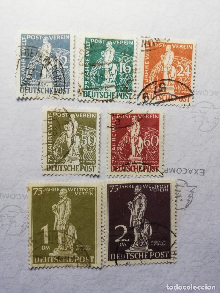 Francobolli: BERLIN.-  A&Ntilde;O 1949     YT NUMEROS  DEL 21 AL 27.- VALOR CATALOGO + DE 300 EUROS