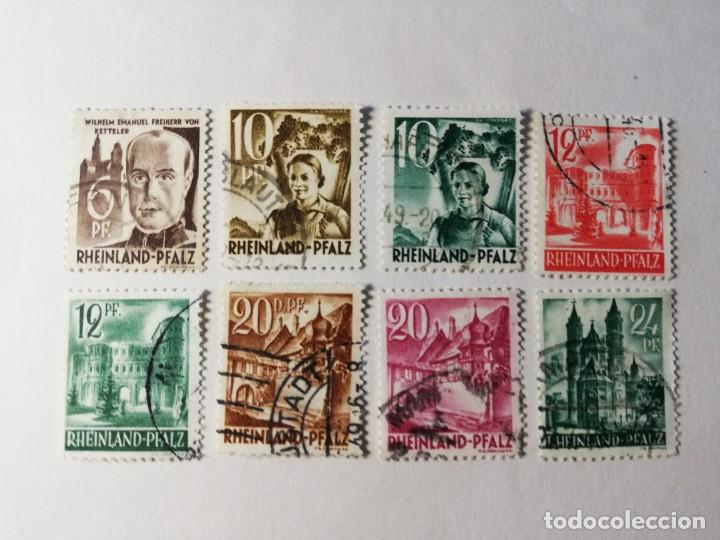 Selos: OCUPACION ZONA FRANCESA RHINE PALATINATE A&Ntilde;OS 1947-1948 Y 1949