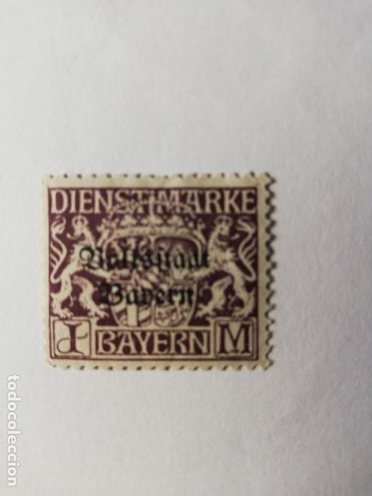 Sellos: BAVIERA A&Ntilde;O 1918 YT NUM. 542A - Foto 1