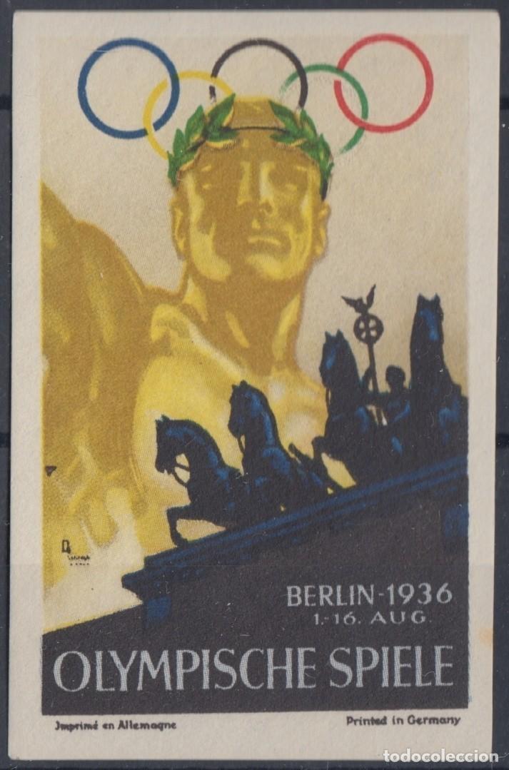 Sellos: F-EX3610 ALEMANIA DEUTSCHLAND CINDERELLA 1936 OLIMPIC GAMES BERLIN. DEUTSCHLAND 67x45 mm Poster