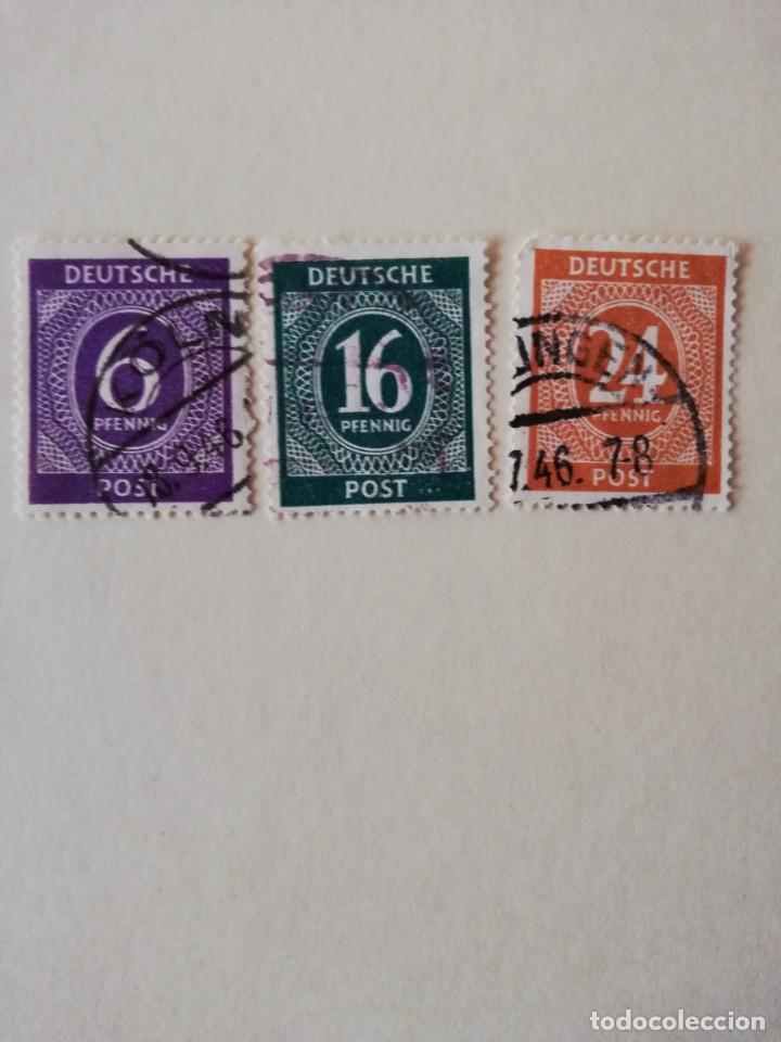 Selos: OCUPACION ALIADA CONJUNTA A&Ntilde;O 1946 YT 6.13 Y15
