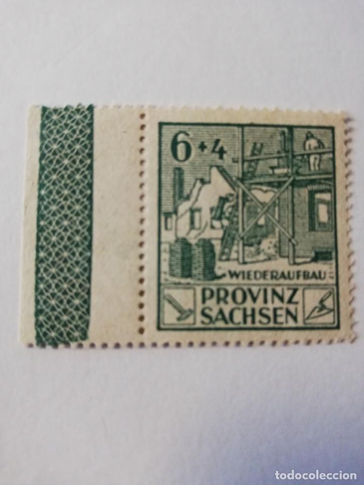 Timbres: OCUPACION ALIADA SAJONIA A&Ntilde;O 1946 YT 22