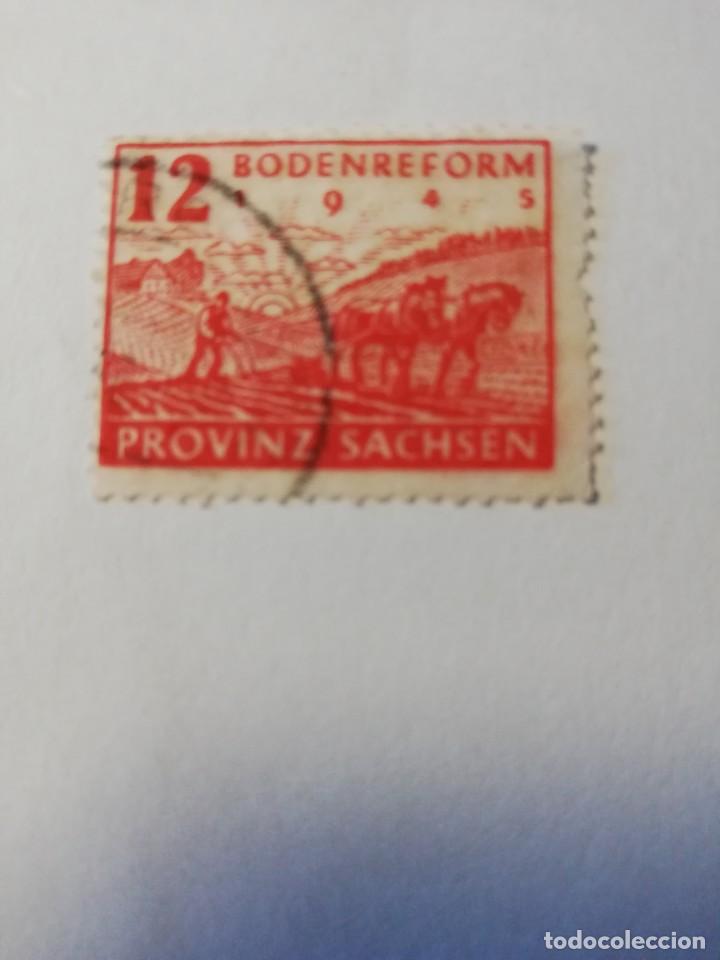 Briefmarken: OCUPACION ALIADA SAJONIA A&Ntilde;O 1946 YT 21A