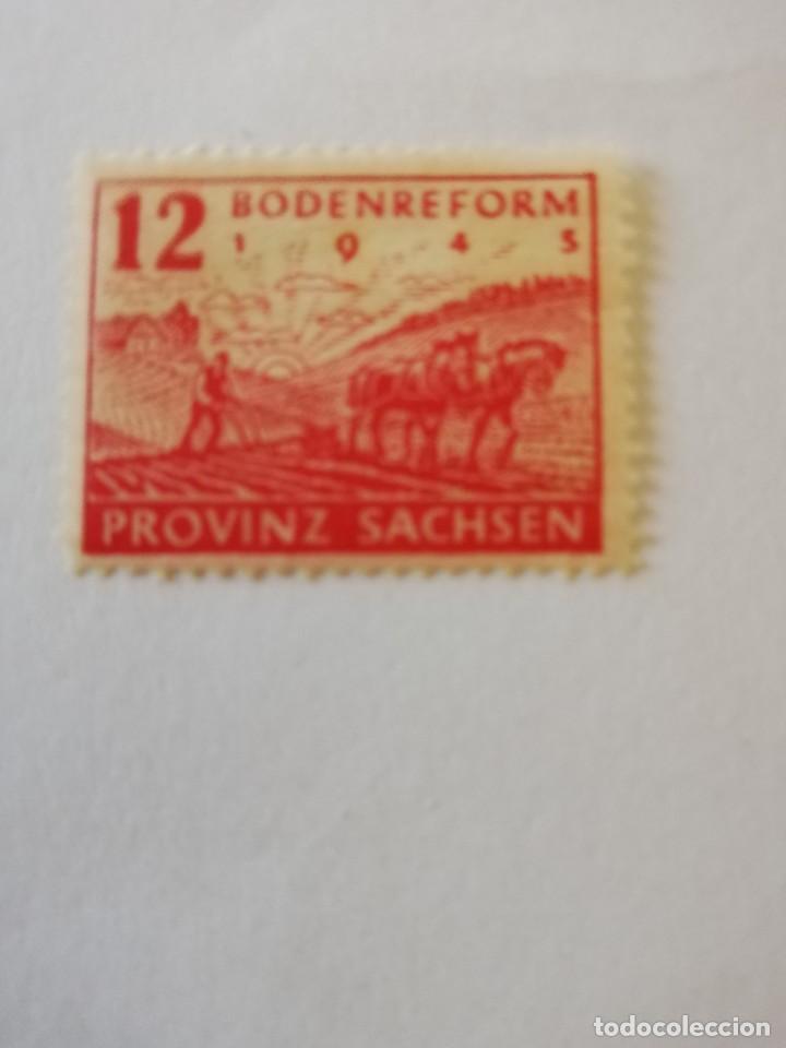 Briefmarken: OCUPACION ALIADA SAJONIA A&Ntilde;O 1946 YT 21A