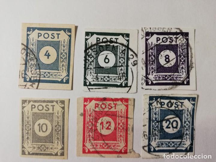 Timbres: OCUPACION ALIADA ZONA RUSA DRESDE.-A&Ntilde;O 1945 YT 11.2.3.4.5 Y 7 REBAJADO AL 50&euro;