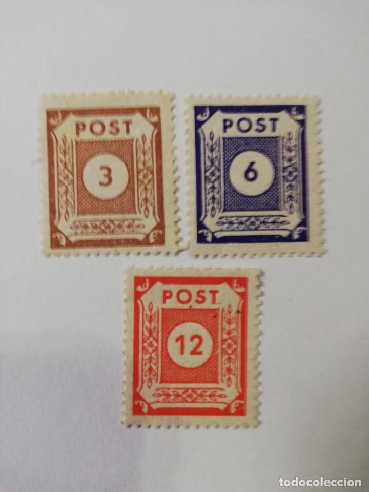Selos: OCUPACION ALIADA ZONA RUSA  A&Ntilde;O 1945  DRESDE   YT DDSOR 5.17 Y 19 REBAJADO AL 50&euro;
