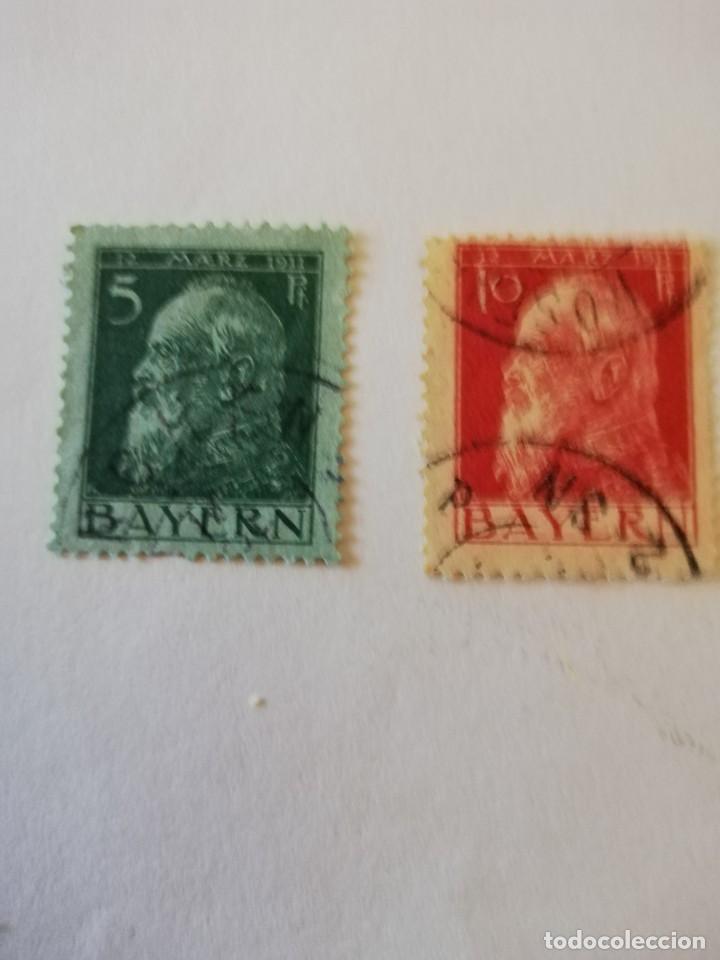 Sellos: BAVIERA A&Ntilde;O 1911 YT BY 77 Y 78 - Foto 1