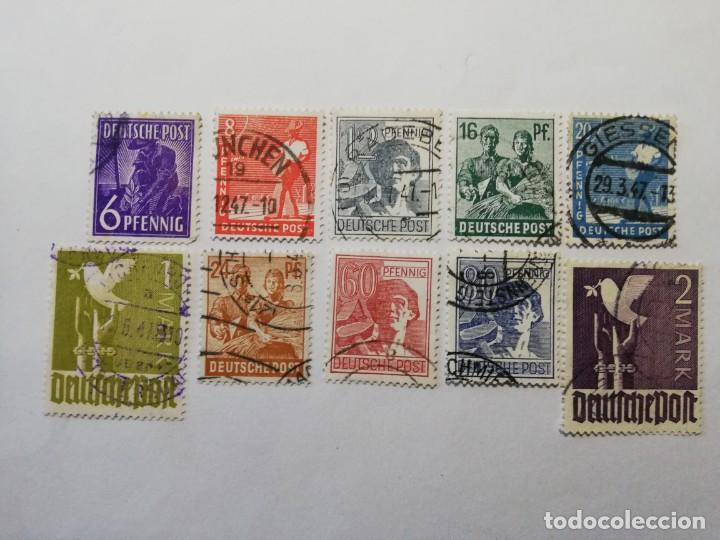 Briefmarken: OCUPACION ALIADA CONJUNTA A&Ntilde;O 1948 YT 33-34-36-38-39-40-45-47-49 Y 50 YA REBAJADO EN EL 50%