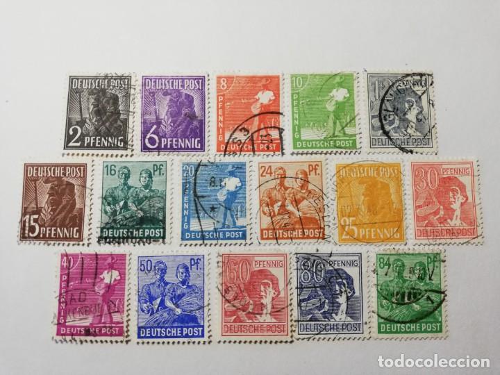 Stamps: OCUPACION ALIADA CONJUNTA A&Ntilde;O 1948 YT 32-3-4-5-6-7-8-9-40-1-2-3-4-5-6 Y 8 YA REBAJADO EN EL 50%