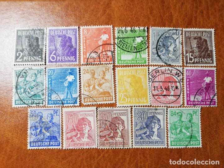Timbres: OCUPACION ALIADA CONJUNTA A&Ntilde;O 1948 YT 32-3-4-5-6-7-8-9-40-1-2-3-4-5-6 Y 8 YA REBAJADO EN EL 50%