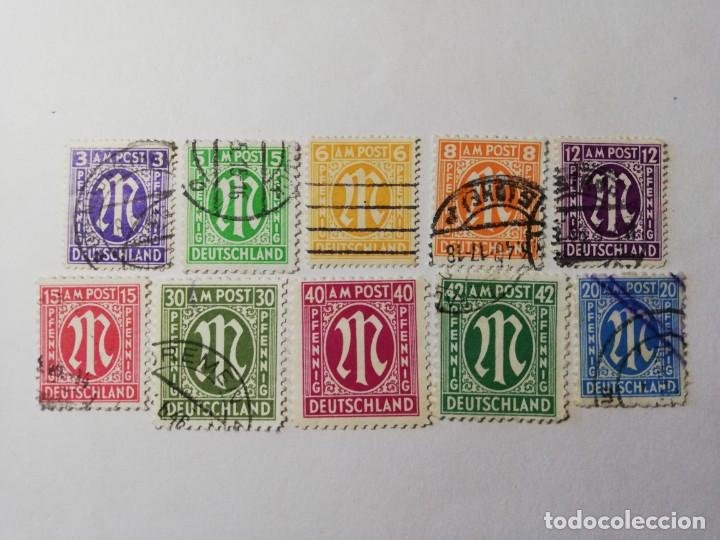 Briefmarken: OCUPACION ALIADA CONJUNTA A&Ntilde;O 1945 YT DE BIZ 2-4-5-6-7-8-9-14-15 Y 16 YA REBAJADO EN EL 50%
