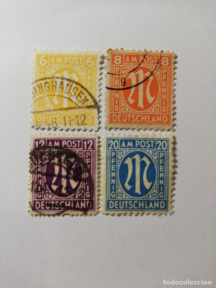 Briefmarken: OCUPACION ALIADA CONJUNTA A&Ntilde;O 1945 YT DE BIZ 5-6-8 Y 9 YA REBAJADO EN EL 50%