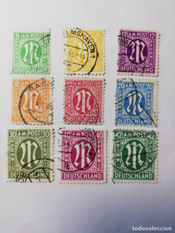 Stamps: OCUPACION ALIADA CONJUNTA A&Ntilde;O 1945 YT DE BIZ 4-5-6-7-8-9-14-15 Y 16 YA REBAJADO EN EL 50%